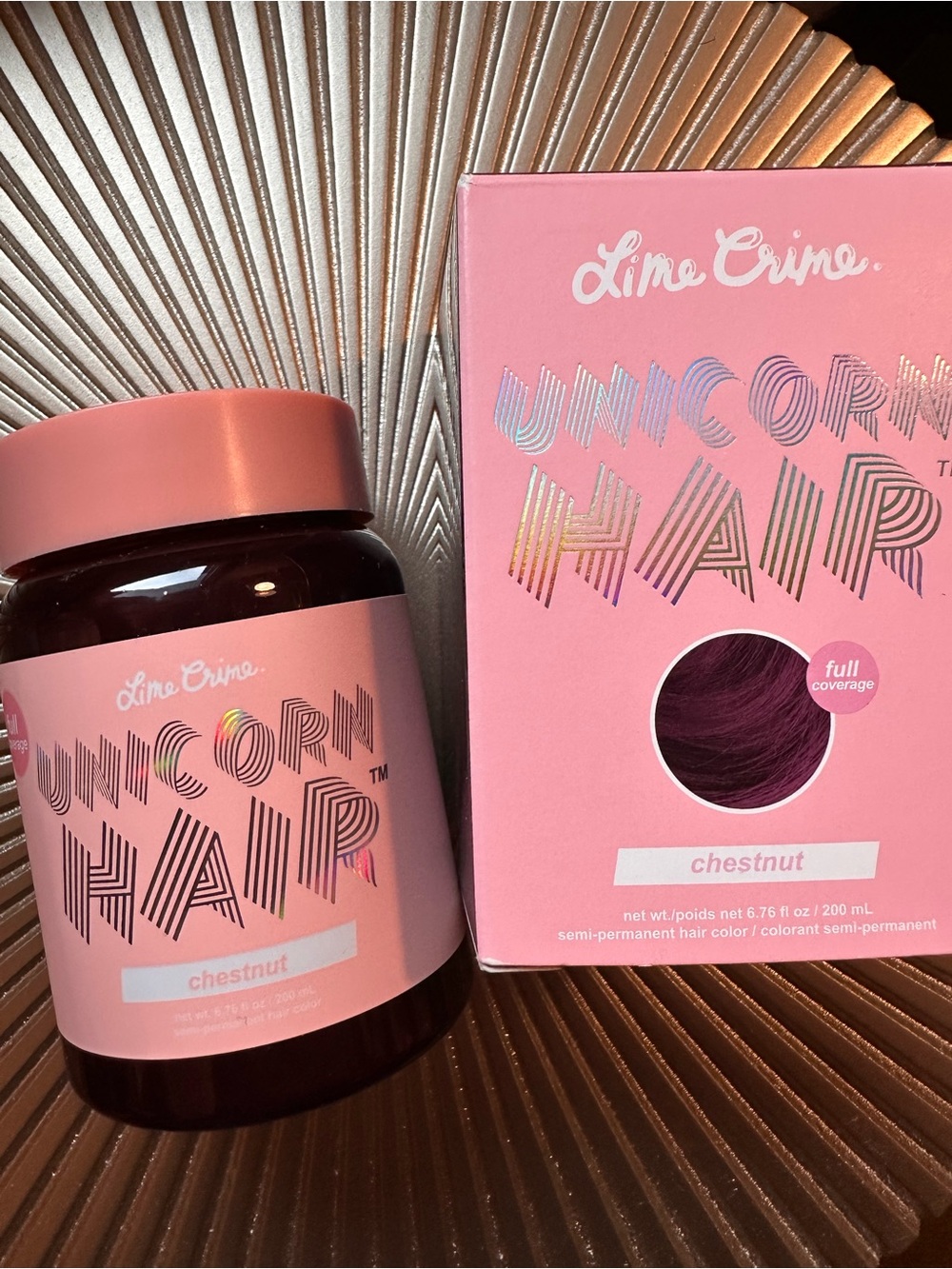 Lime Crime Unicorn Hair Semi-Permanent Dye — Chestnut Brown